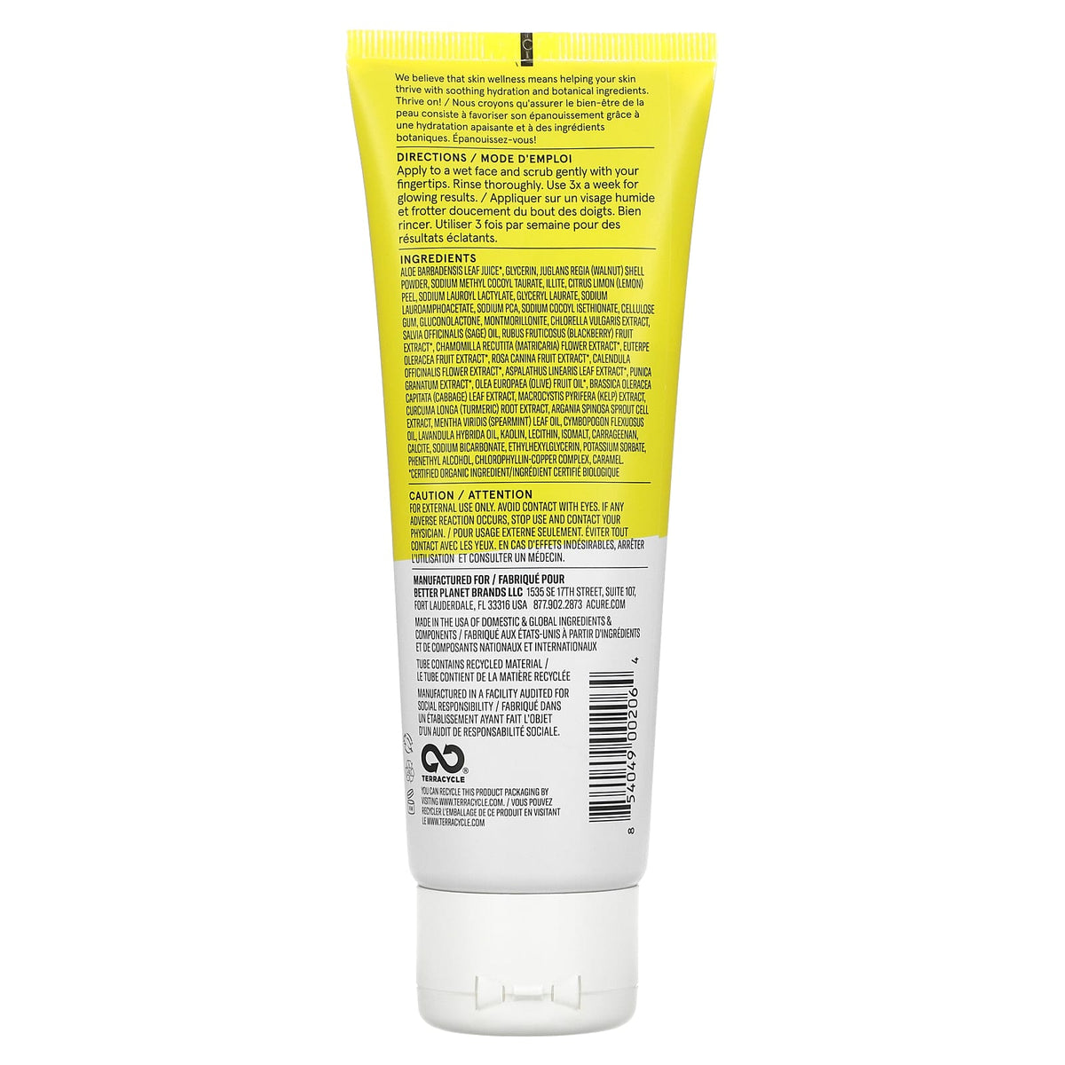 Acure - Brightening Facial Scrub 118ml