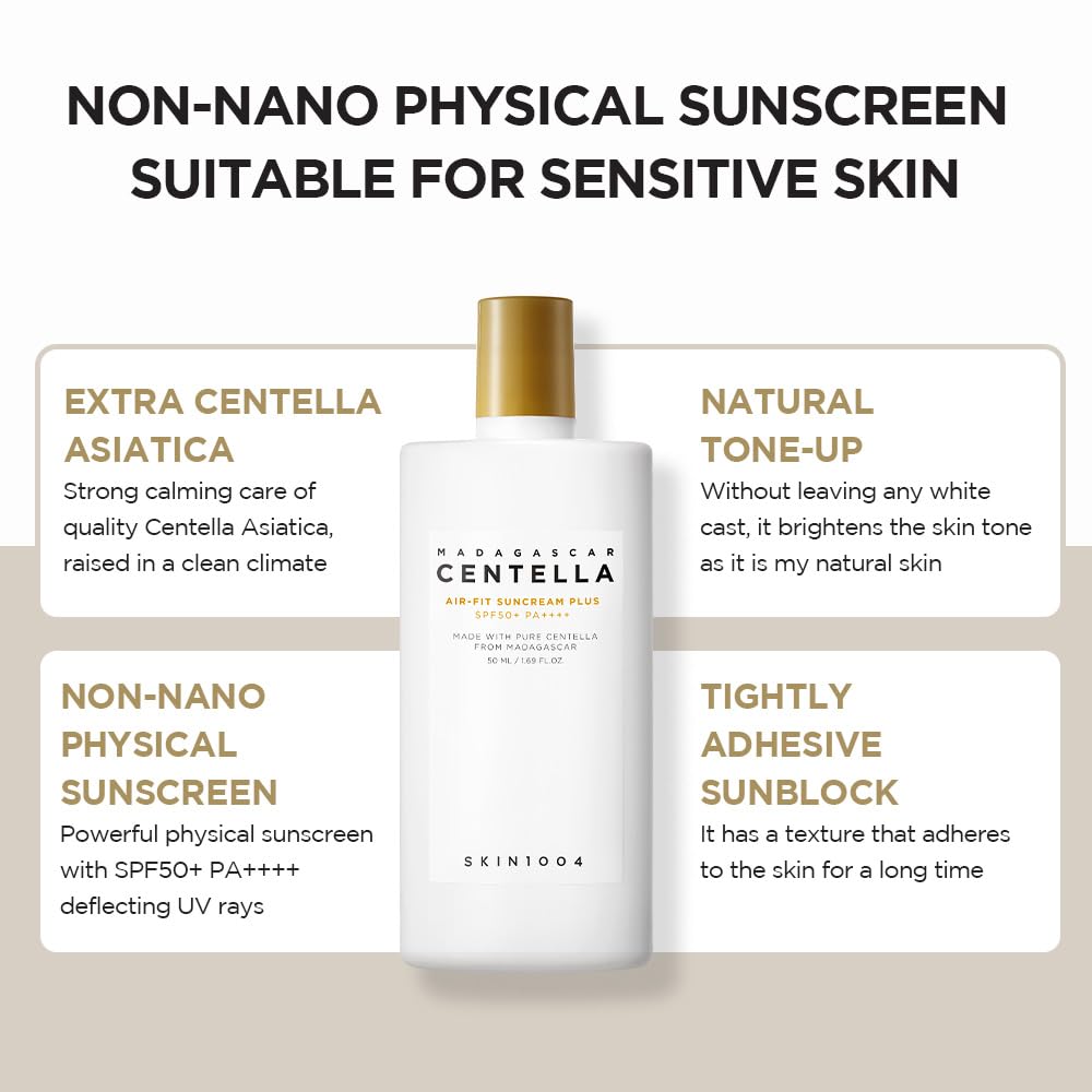 Skin1004 - Madagascar Centella Air-Fit Suncream Plus SPF50+ PA++++ 50ml