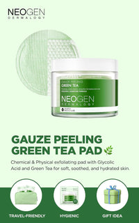 Neogen - Dermalogy Bio-Peel Gauze Peeling Green Tea 30ea