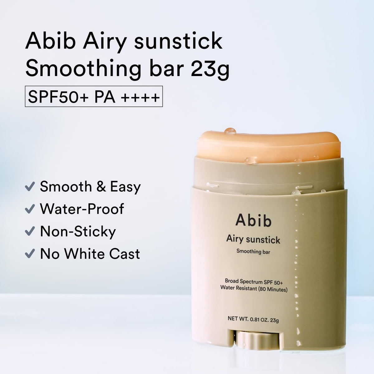 Abib - Airy Sunstick Smoothing Bar 23g