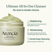 Arencia - Fresh Green Rice Mochi Cleanser 120g
