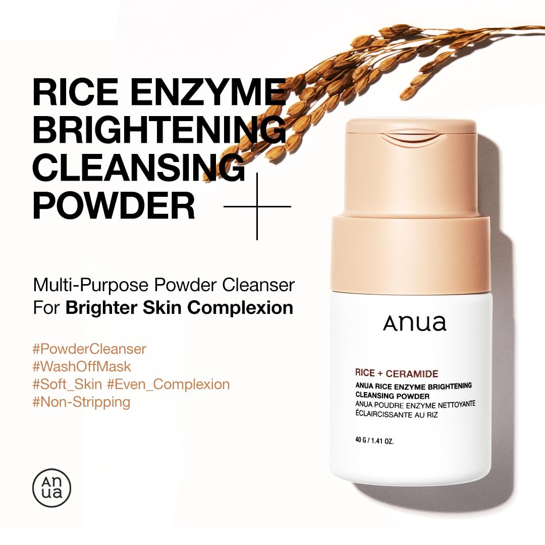 Anua - Rice Enzyme Brightening Cleansing Powder 40g