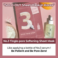 Numbuzin - No.3 Tingle-Pore Softening Sheet Mask