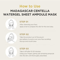 Skin1004 - Madagascar Centella Watergel Sheet Ampoule Mask 25ml