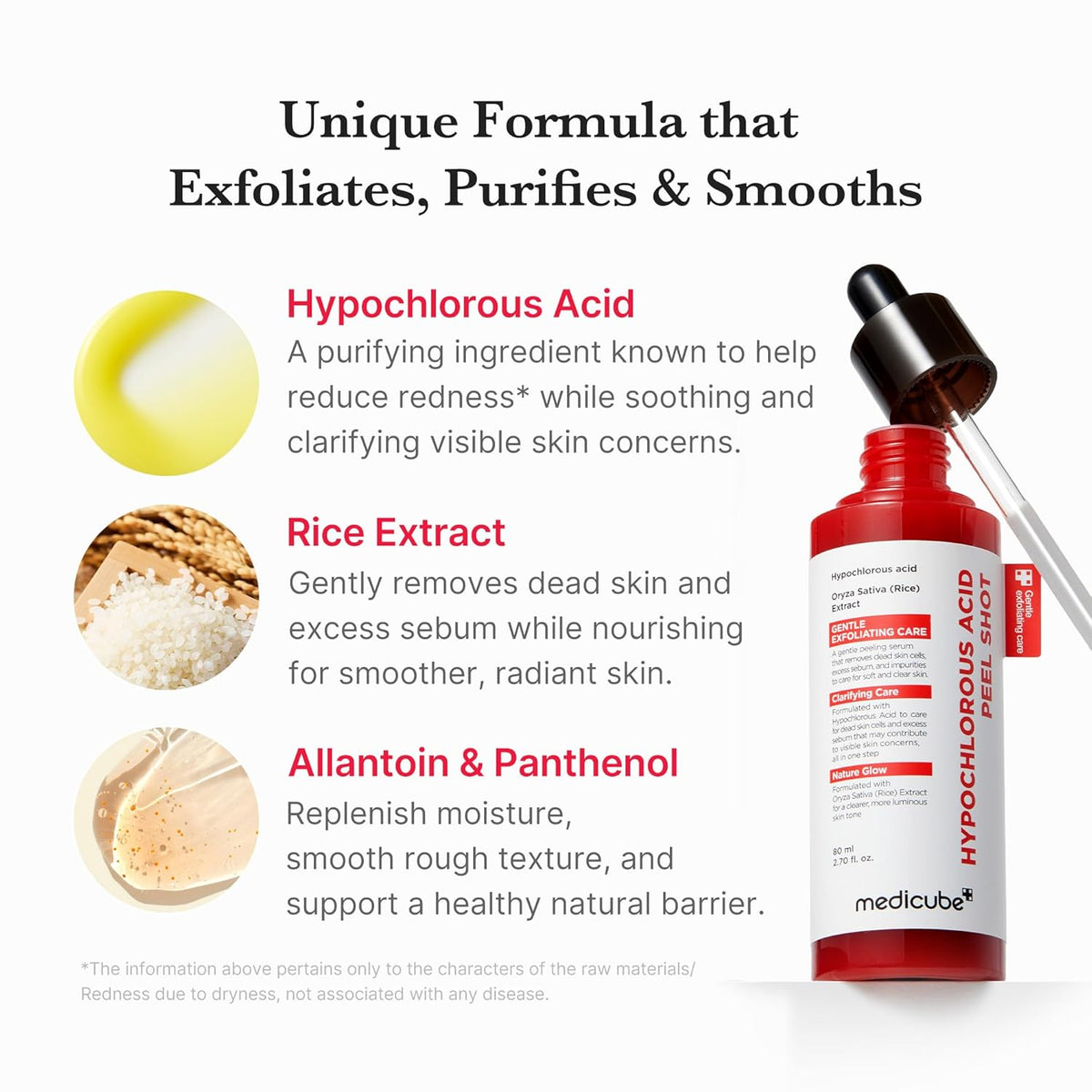 Medicube - Hypochlorous Acid Rice Peel Shot 80ml