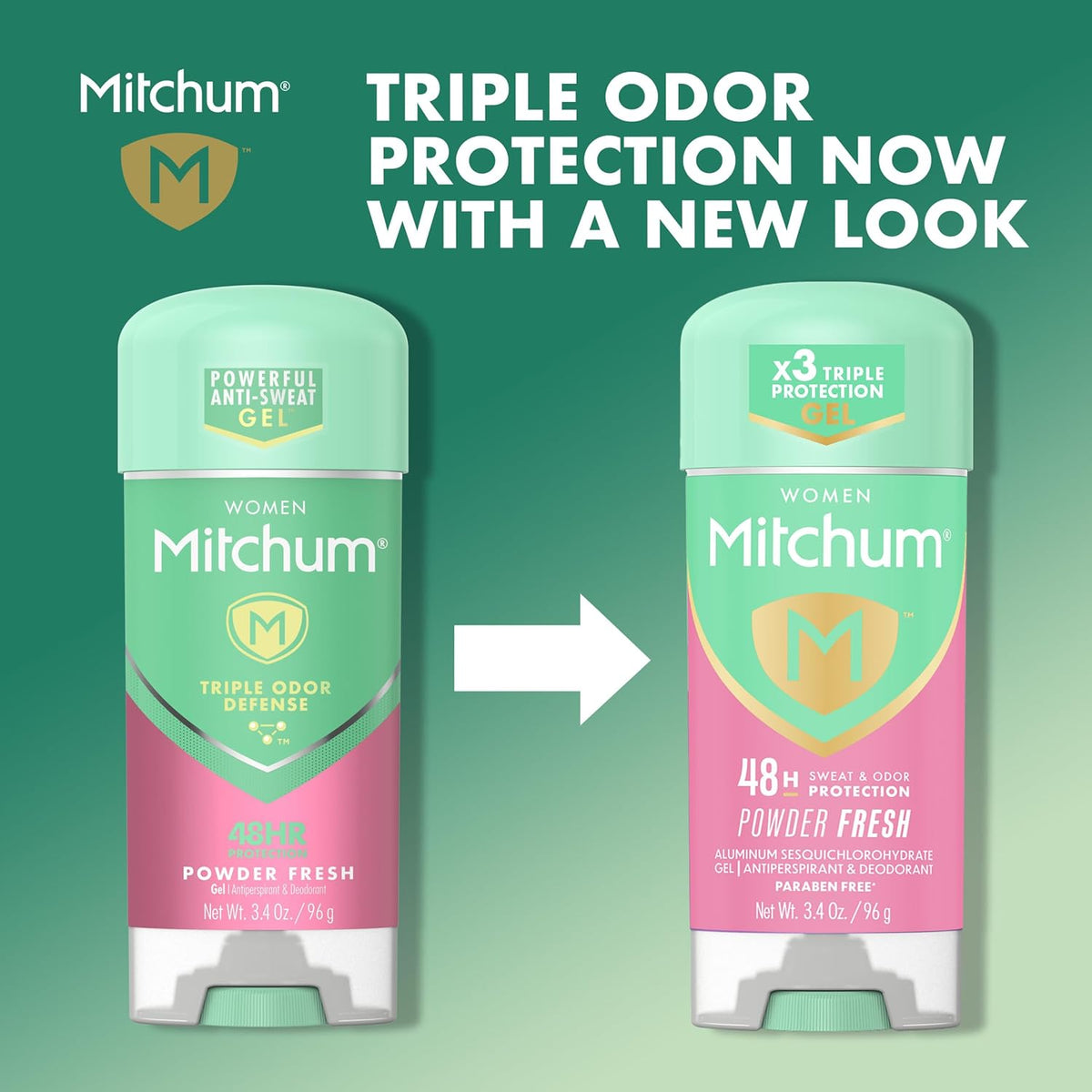 Mitchum - Women Antiperspirant Powder Fresh 96g