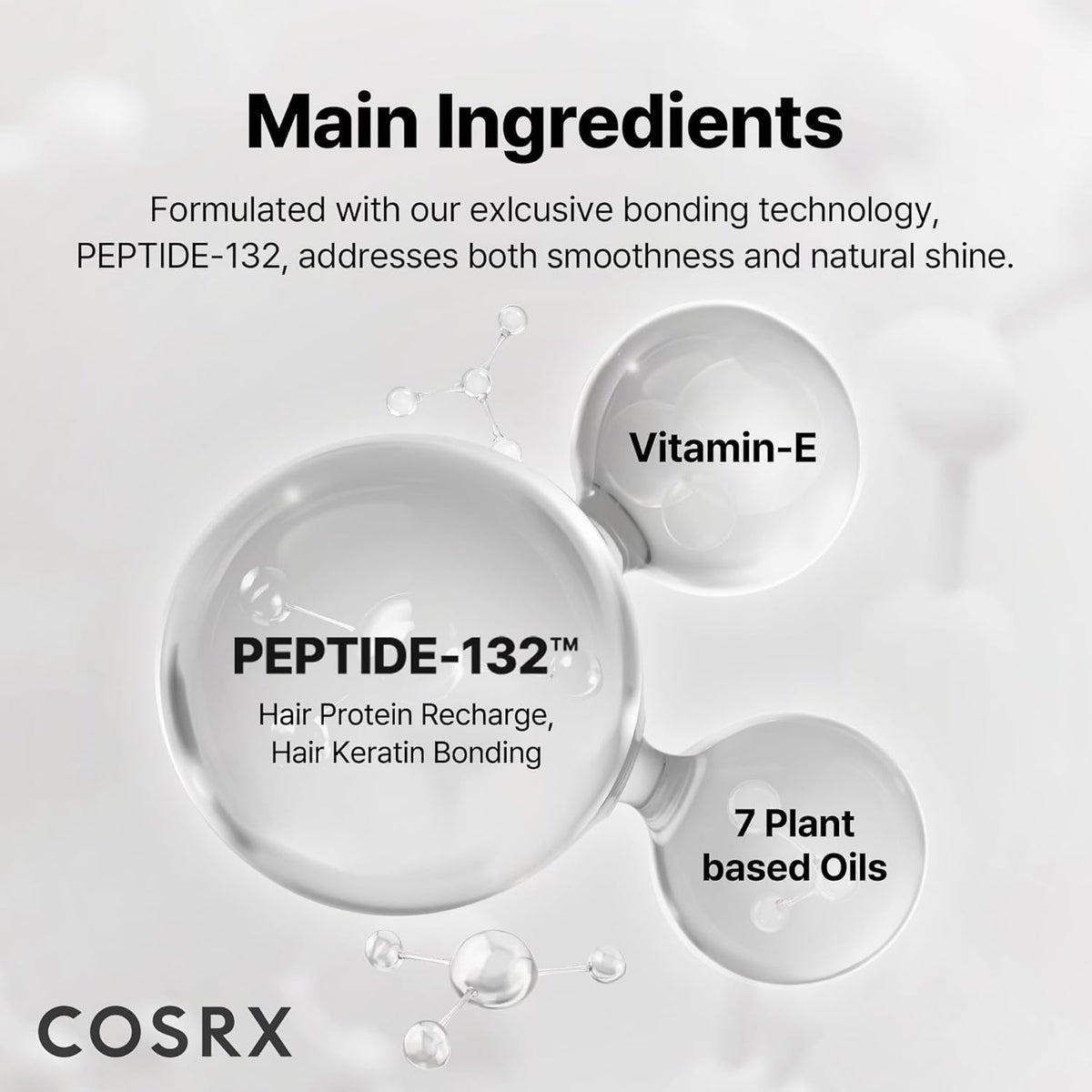 Cosrx - Peptide 132 Ultra Perfect Hair Bonding Oil Serum 28ml
