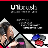 UNbrush - Detangling Hair Brush - Moonlight Gray