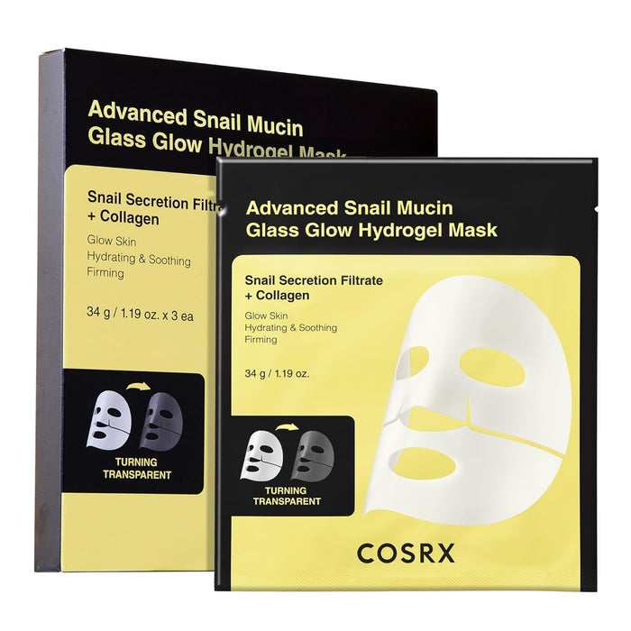 Cosrx - Advanced Snail Mucin Glass Glow Hydrogel Mask (3ea)