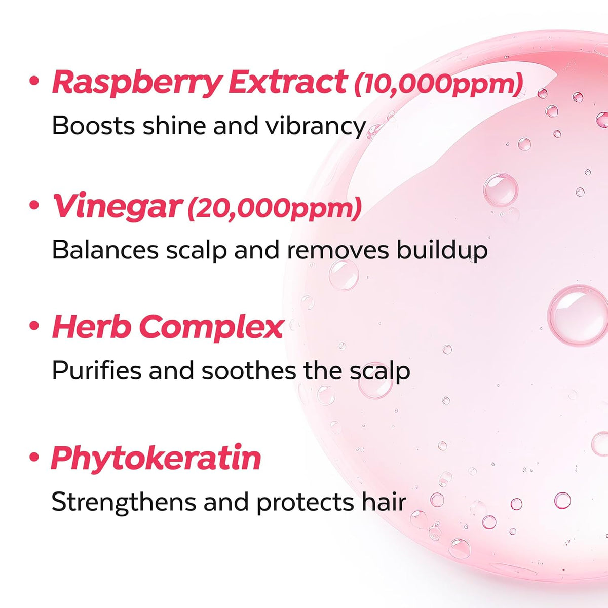 Apieu - Raspberry Hair Vinegar 200ml