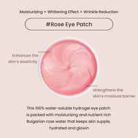 Heimish - Bulgarian Rose Water Hydrogel Eye Patch 60ea