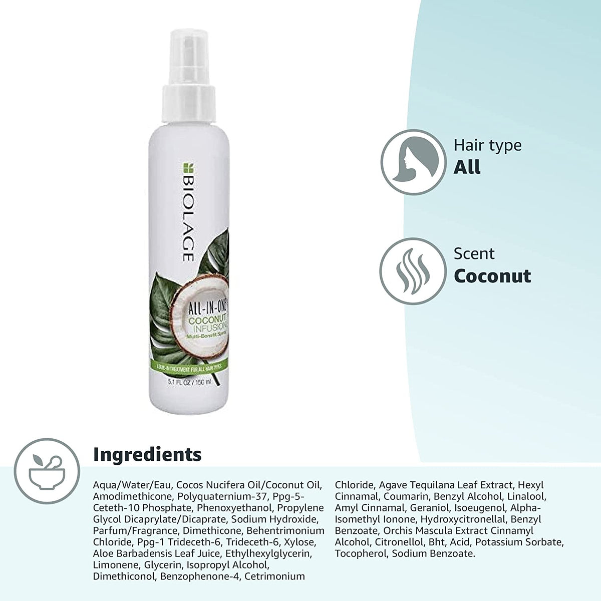 Biolage - ALL-IN-ONE Multi-Benefit Treatment Spray With Coconut 150ml