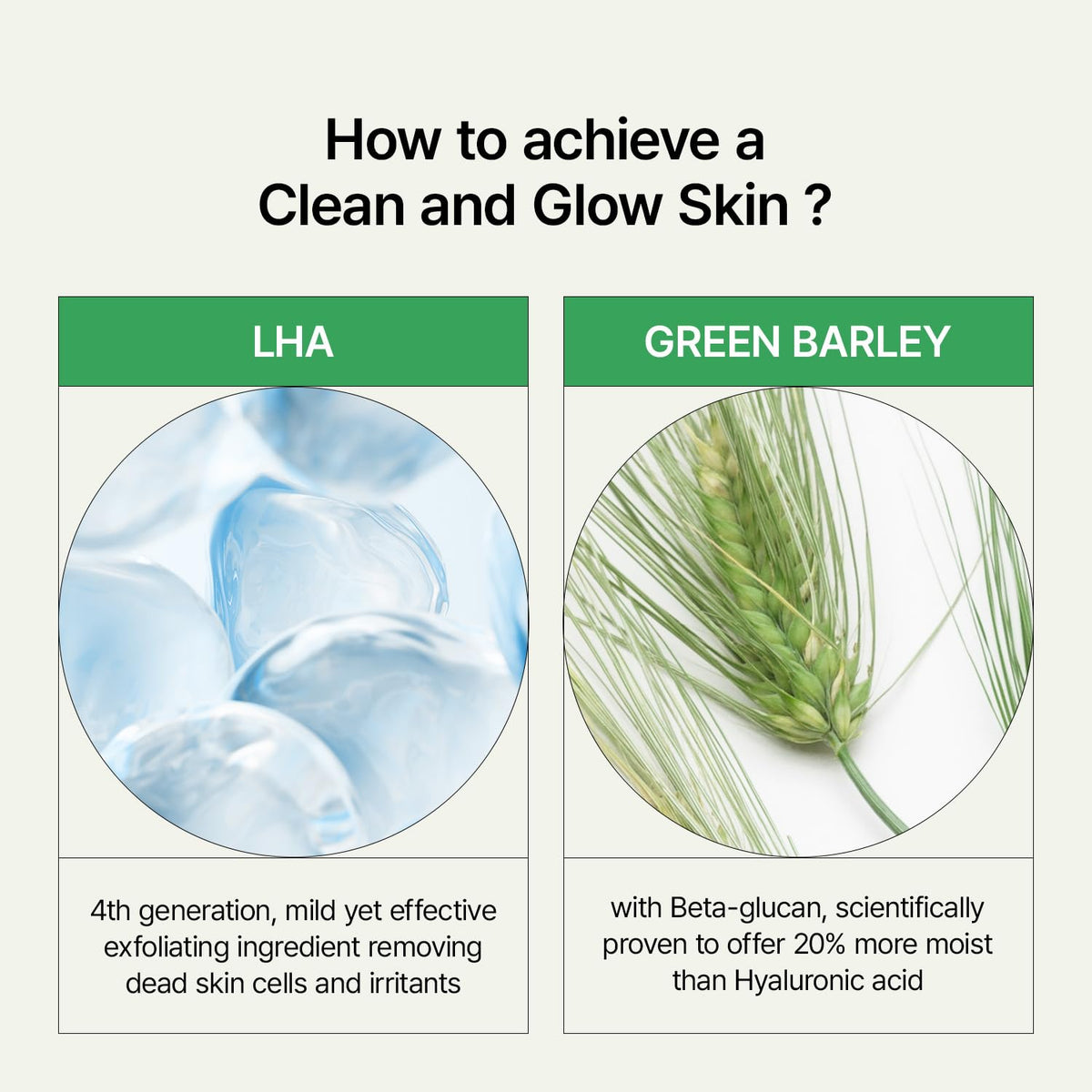 Veganifect - Clean & Glow Green Barley LHA Deep Cleansing Oil 205ml