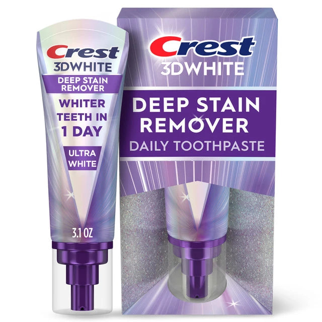 Crest - 3D White Deep Stain Remover Daily Toothpaste 87g
