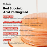 Medicube - Red Succinic Acid Peeling Pad (70ea)