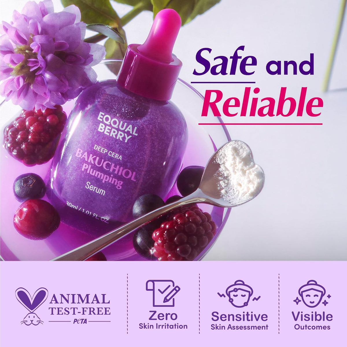 Eqqualberry - Bakuchiol Plumping Serum 30ml