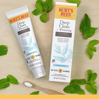Burt’s Bees - Deep Clean + Whitening Fluoride Toothpaste, Mountain Mint 133g