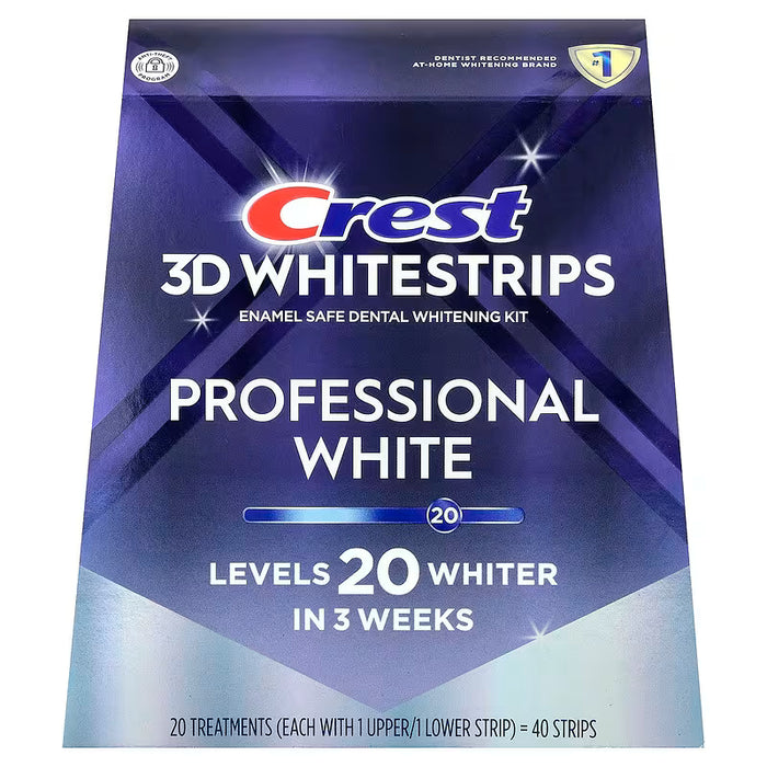 Crest - 3D Whitestrips Whitening Kit 40 Strips (Level 20)