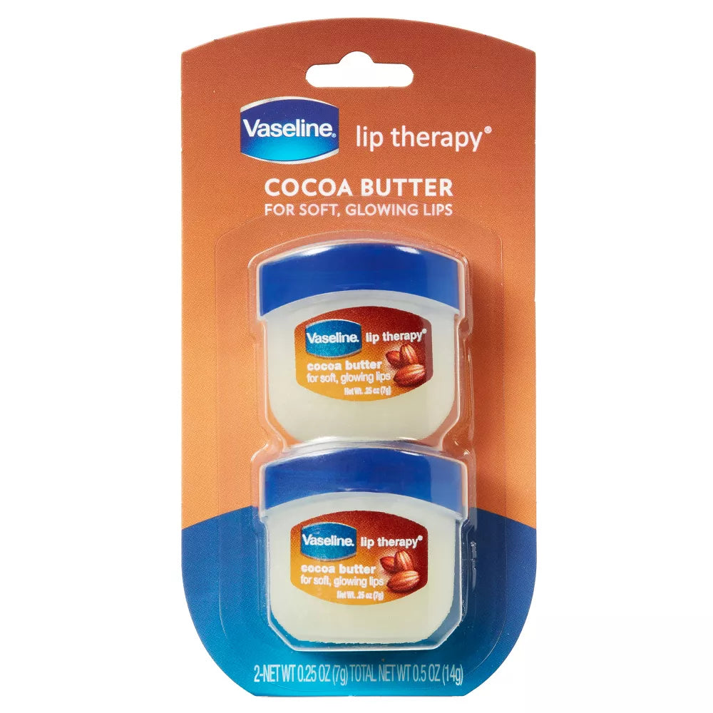 Vaseline - Lip Therapy Cocoa Butter 2 Pack (7g Each)