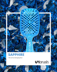 UNbrush - Detangling Hair Brush - Sapphire