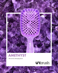 UNbrush - Detangling Hair Brush - Amethys