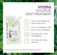 Biolage - Hydra Source Deep Treatment Pack Hair Mask for Dry Hair 300ml