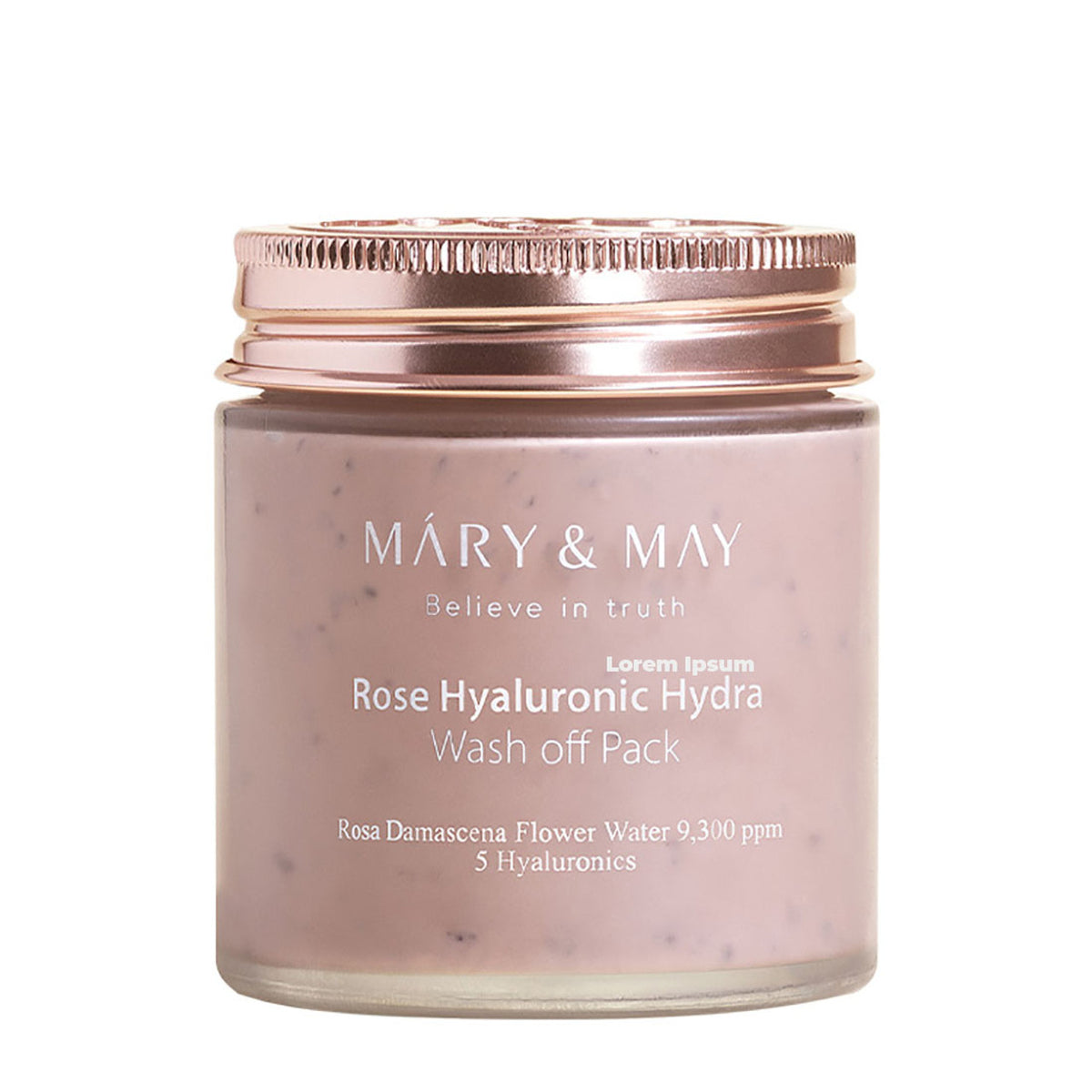 Mary & May - Rose Hyaluronic Hydra Wash Off Pack 125g