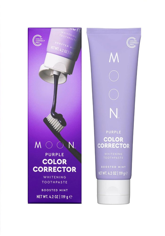 Moon - Purple Color Corrector Whitening Toothpaste 119g