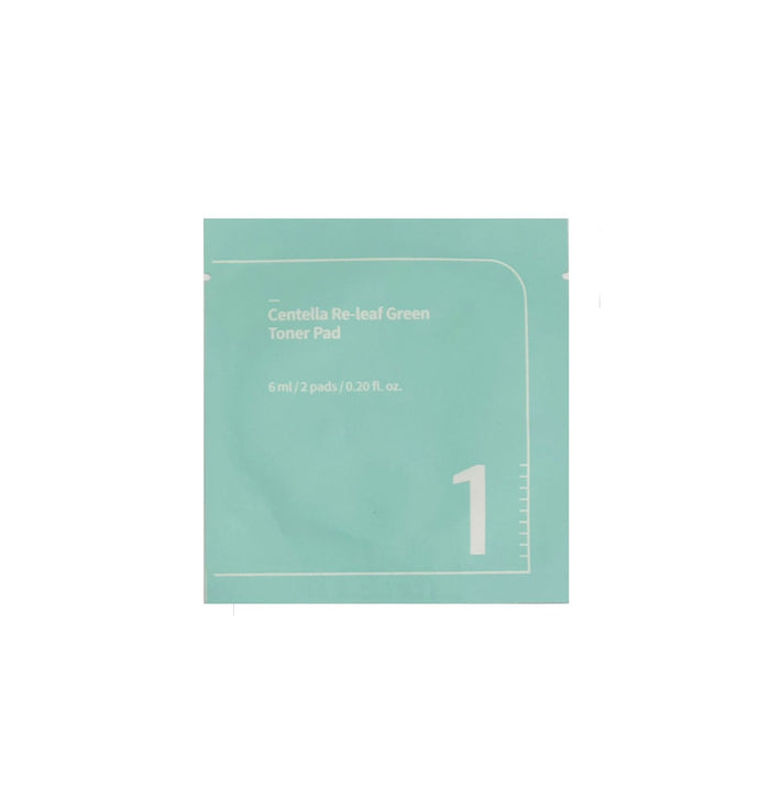 Numbuzin - Centella Re-Leaf Green Toner Pad (2 Pads)