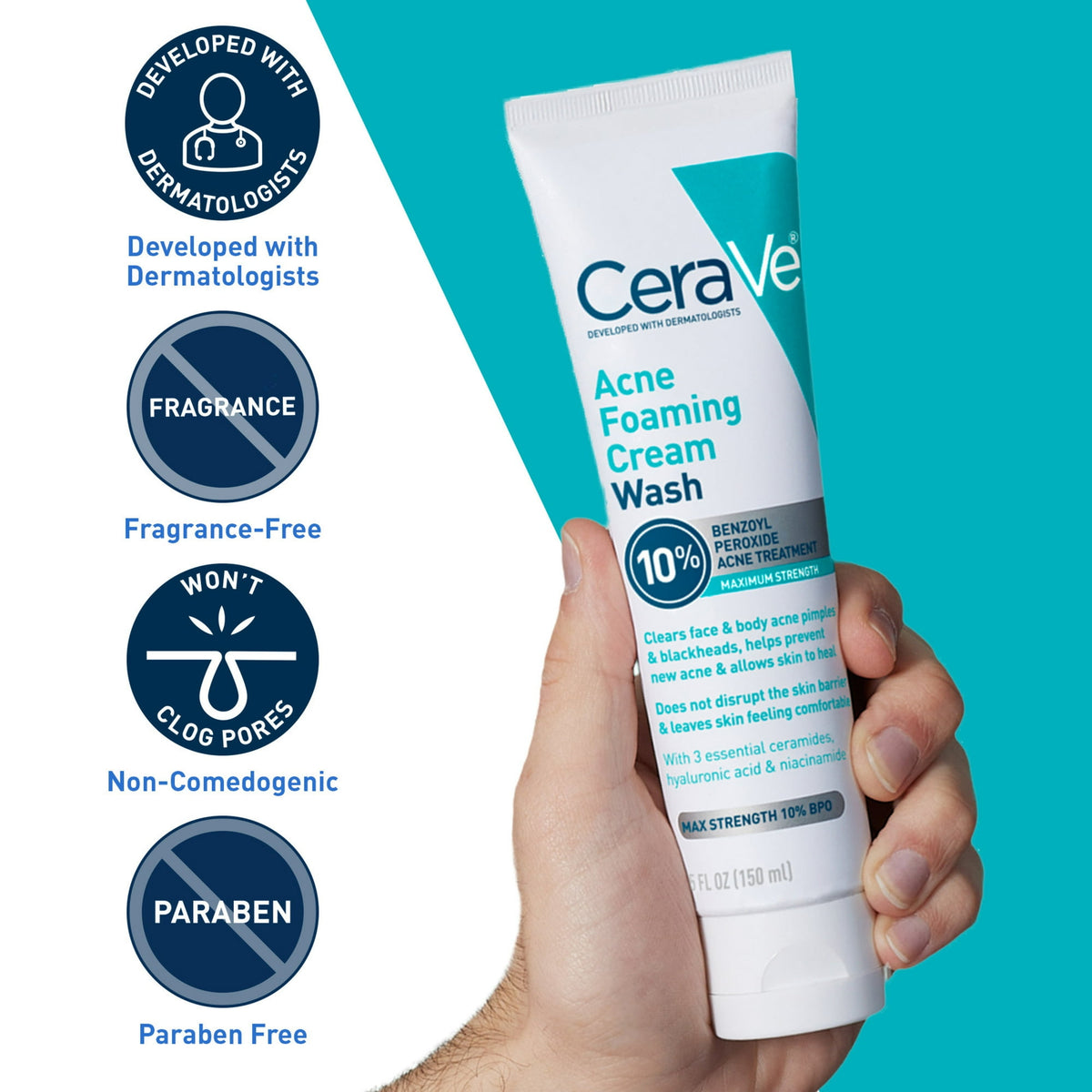 Cerave - Acne Foaming Cream Wash 150ml