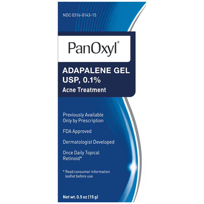 PanOxyl - Adapalene Gel USP, 0.1% Acne Treatment 15g