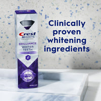 Crest - 3D White Brilliance Whiter Teeth Ultra White Toothpaste 107g