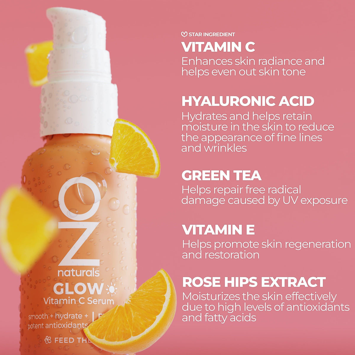 OZ Naturals - Glow Vitamin C Serum 30ml