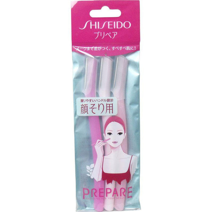 Shiseido - Prepare Facial Razor (3 pieces)