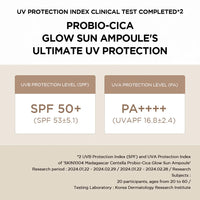 Skin1004 - Madagascar Centella Probio-cica Glow Sun Ampoule SPF 50+ PA++++ 50ml