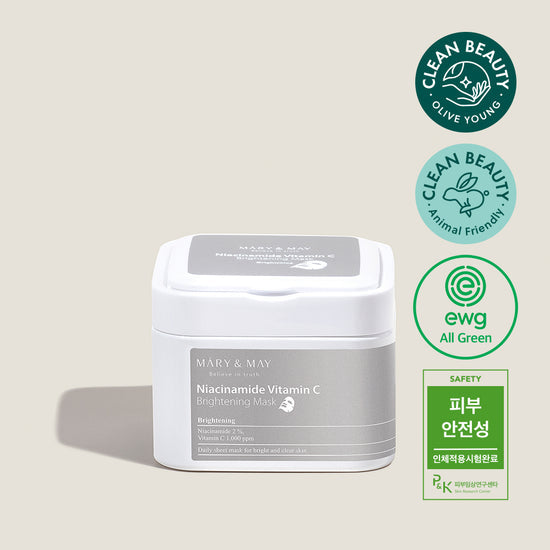 Mary & May - Niacinamide Vitamin C Brightening Mask (30ea)