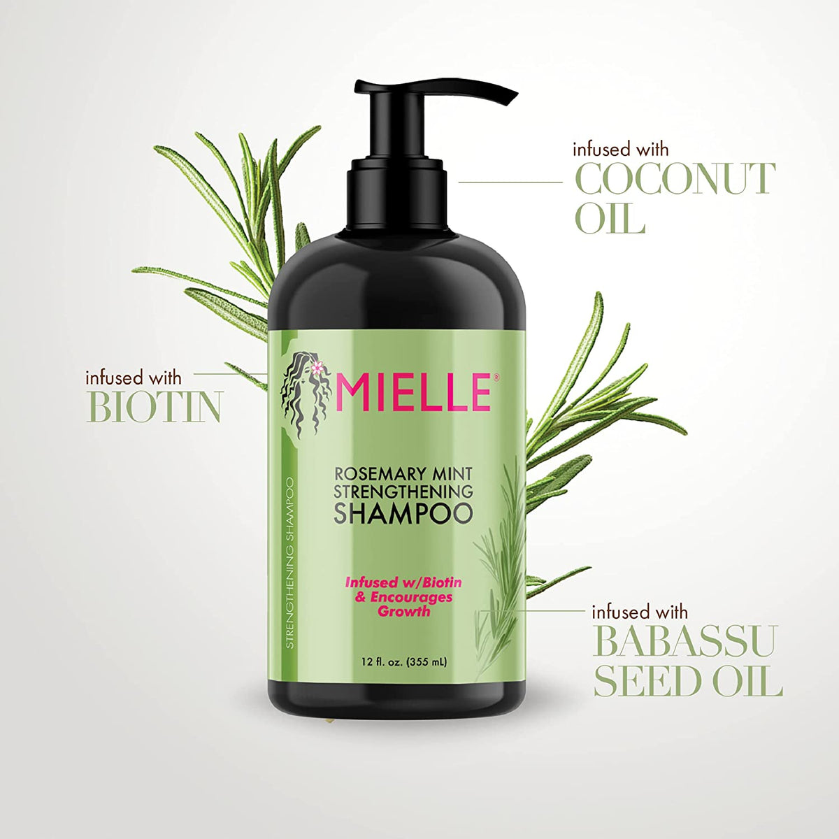 Mielle - Rosemary Mint Strengthening Shampoo 355ml