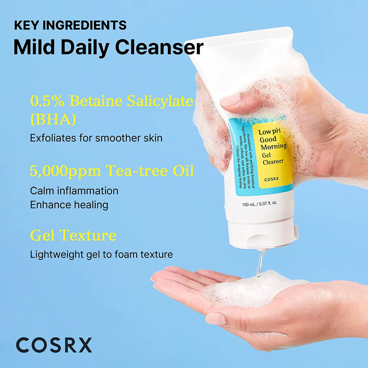 Cosrx - Low pH Good Morning Gel Cleanser 150ml