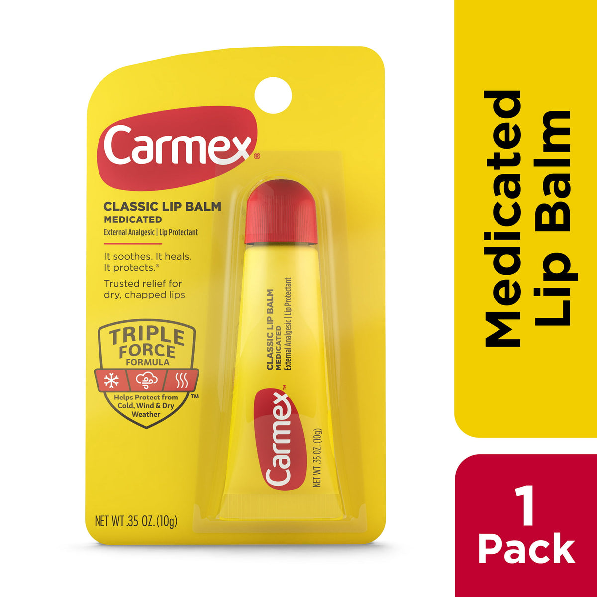 Carmex - Classic Medicated Lip Balm Tube 10g