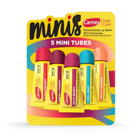 Carmex - Daily Care Moisturizing Lip Balm 5 Assorted Mini Tubes Pack