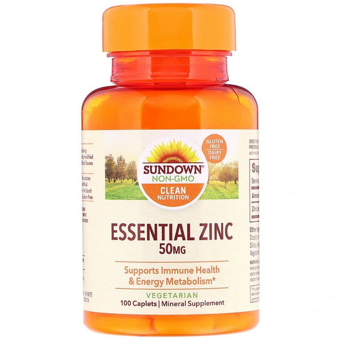 Sundown - Zinc 50mg Tablets 100 each