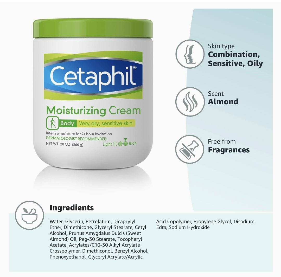 Cetaphil - Moisturizing Cream Jar 566gm
