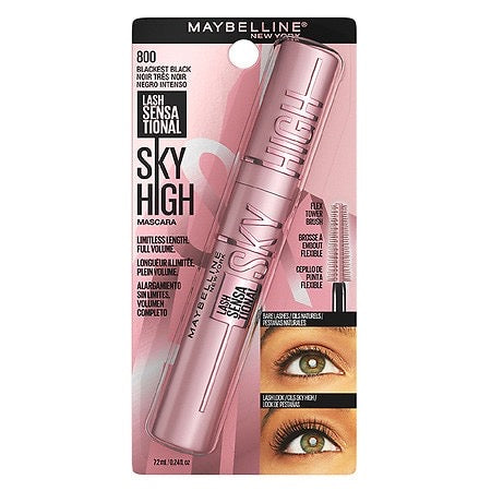 Maybelline - Sky High Washable Mascara 7.2ml Blackest Black