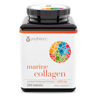 Youtheory - Marine Collagen 2,500 mg, Nutrient Enhanced Formula Tablets 290 each